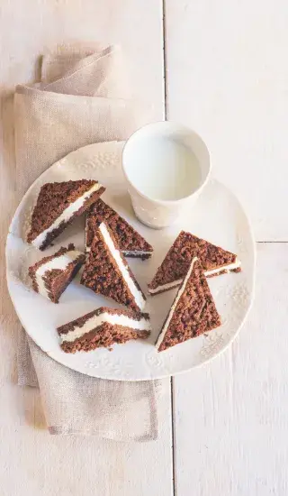 Strouhané kakaové řezy