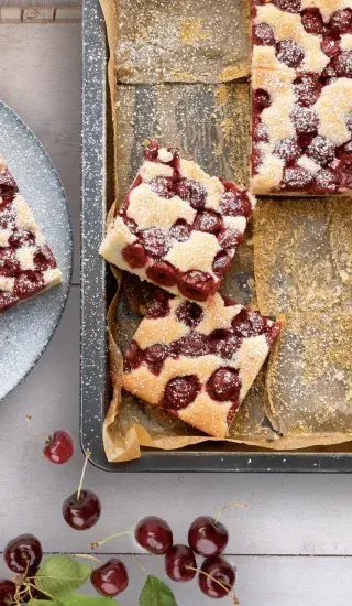 Třená třešňová bublanina