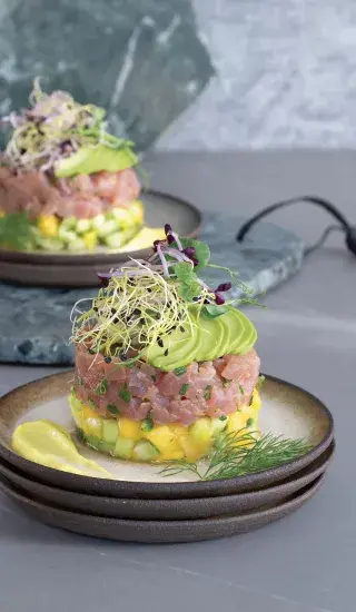 Tuňákový tatarák