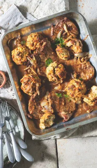 Vepřová krkovice na kmíně