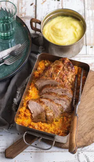 Vepřová kýta v mrkvi