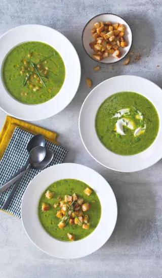 Základní zelená polévka