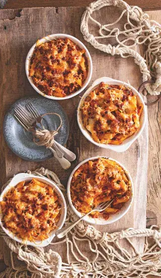 Zapečené těstoviny s tuňákem