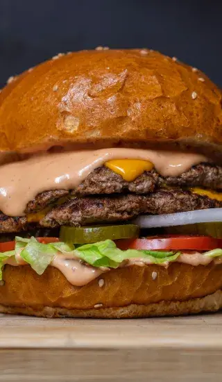 Hamburger s omáčkou