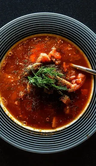 Vydatný masový boršč