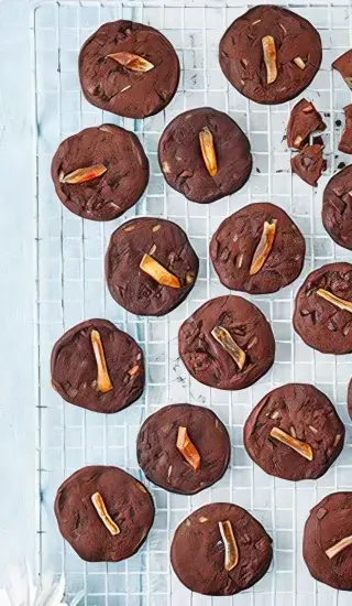 Čokoládovo-pomerančové sušenky