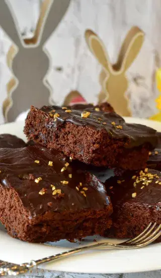 Bezlepkové brownies z červené řepy