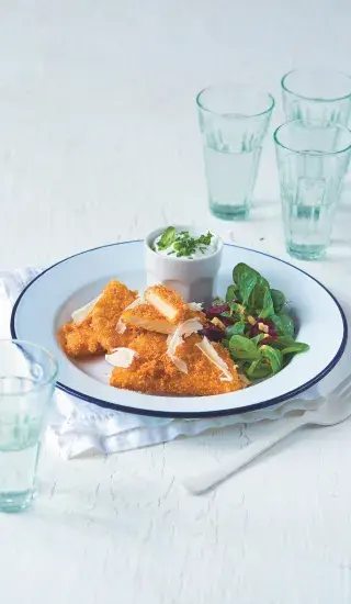 Celerové řízky v sýrové strouhance