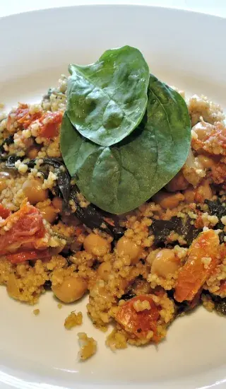 Těstoviny s cizrnou