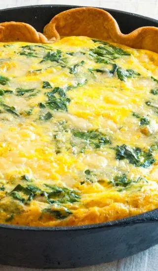 Bramborová musaka se špenátem