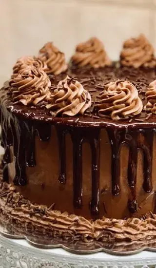 Nugátový dort s nutellou