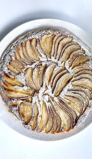 Podzimní hruškový koláč