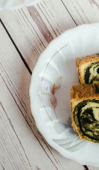 Špaldová vanilková bábovka