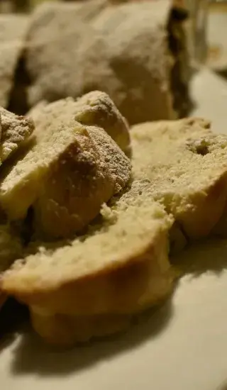 Jemná tvarohová vánočka