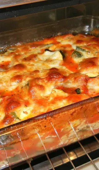 Zapečené noky se sýrem a kuřetem