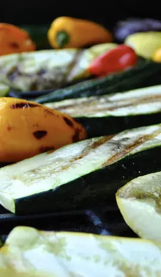 Jednoduchá příloha z grilované zeleniny