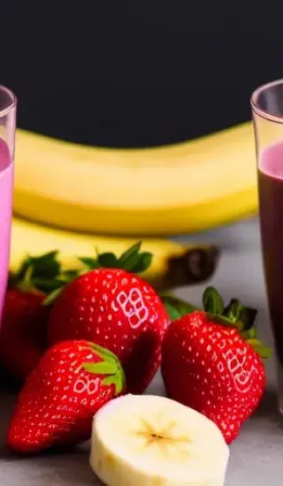 Smoothie z červeného zelí s banánem
