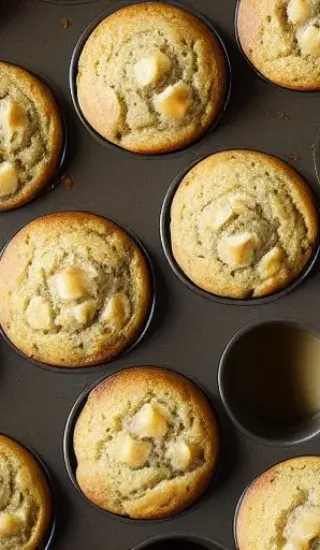 Banánové muffiny se skořicí