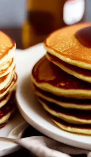 American pancakes s banánem