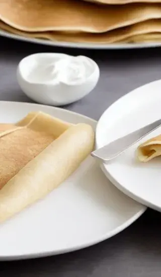 Palacinky s karamelovým banánem