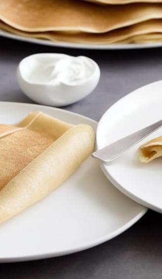 Palacinky s karamelovým banánem