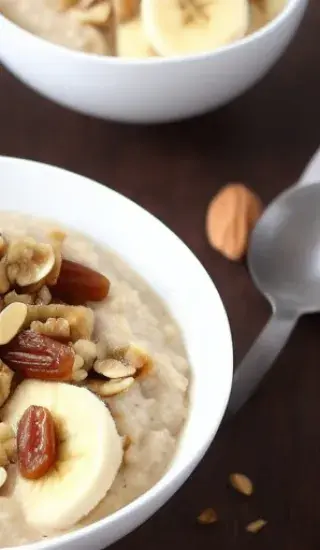 Kokosová kaše s kešu