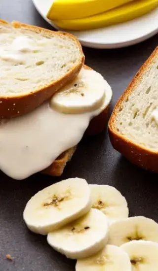 Banánové tousty s jogurtem
