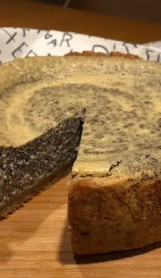 Makový cheesecake s tvarohovým krémem