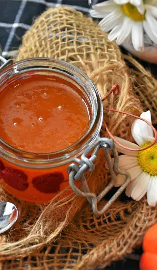 Meruňkový džem s mátou