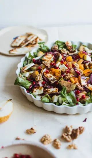 Salát s uzenou krůtou