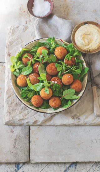 Kmínové krokety s olomouckými tvarůžky