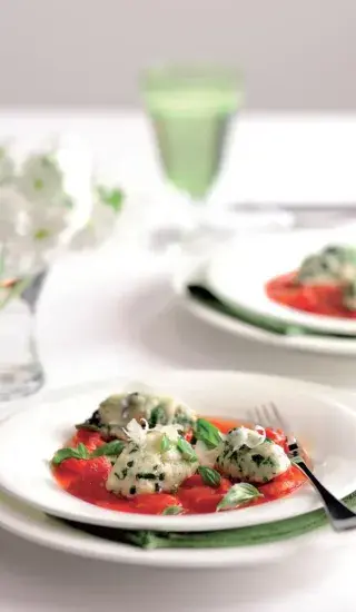 Malfatti s ricottou a špenátem