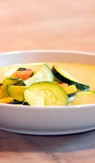 Thajská kokosová polévka