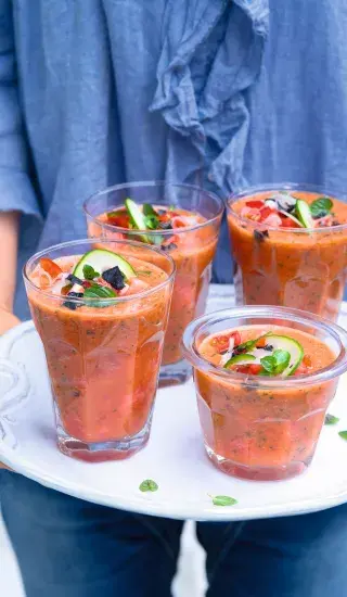 Melounové gazpacho