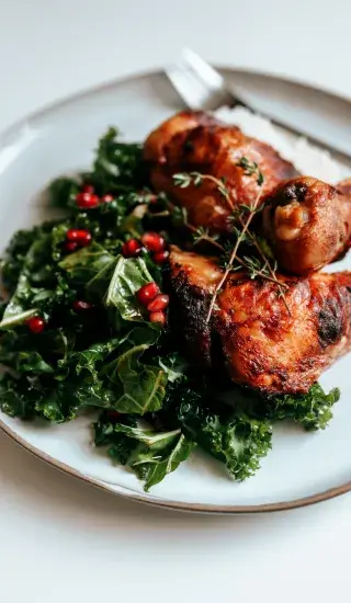 Pečené kuře s rozmarýnem