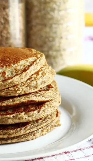 Ovesné placky s banánem