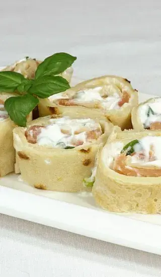 Sýrovo-šunková roláda s modrým sýrem