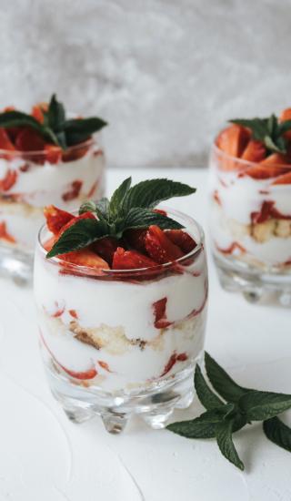Jahodové tiramisu