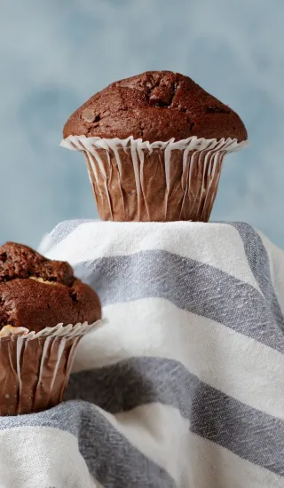 Čokoládovo-banánové Muffiny