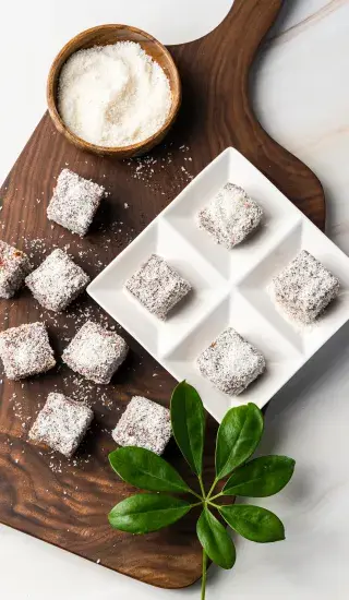 Čokoládovo kokosový řez