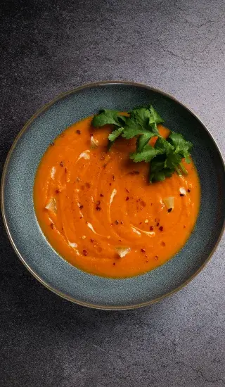 Indická mrkvová polévka