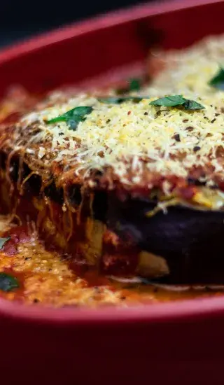 Plněný zapékaný lilek