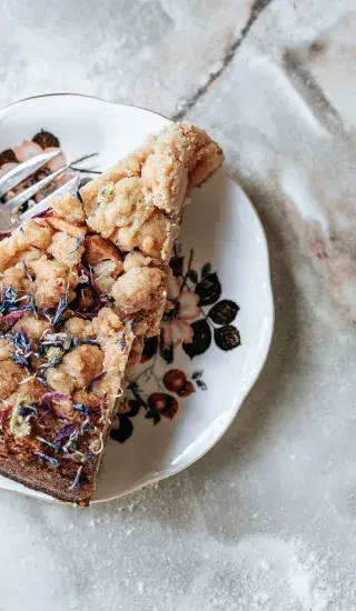 Strouhaný koláč s jablky