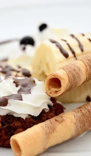 Andělské trubičky s nebeským krémem