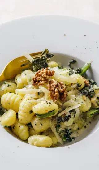 Gnocchi s modrým sýrem