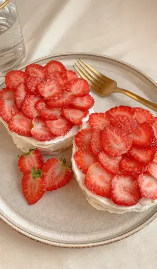 Mascarponové koláčiky s ovocem