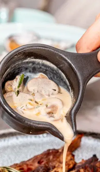 Jemná hříbková omáčka