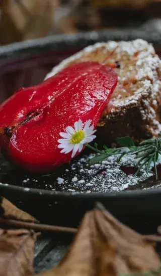 Francouzský hruškový koláč