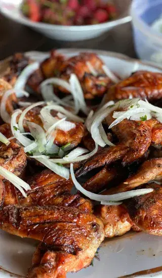 Pikantní kuřecí křidélka