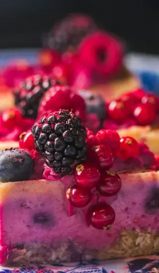 Francouzský borůvkový koláč